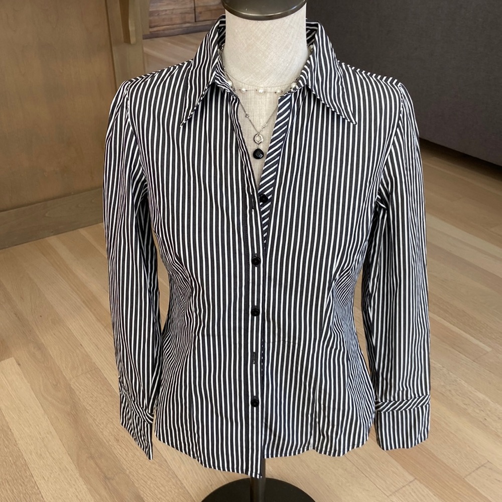 LOFT Striped Dress Shirt